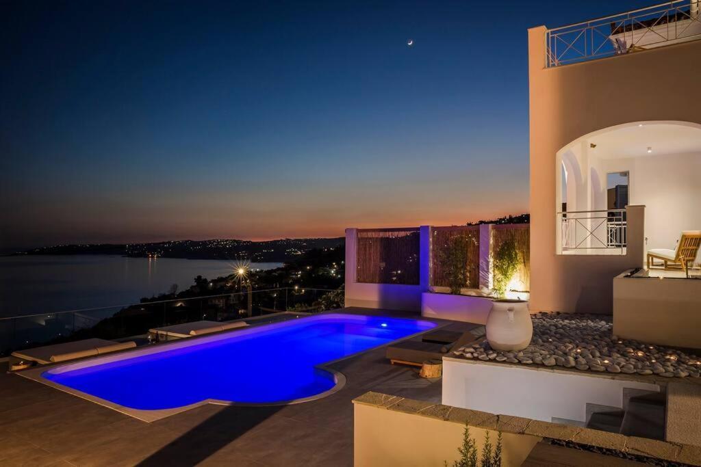 Lourdas White Villa Lourdata  Bagian luar foto